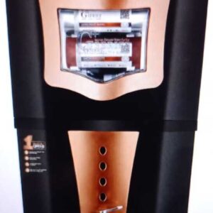 Gseries RO + UV Water Purifier with Copper+Zinc Technology, Black and Copper Design