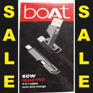 BOAT 60W Quad Pro 4 in 1 cable